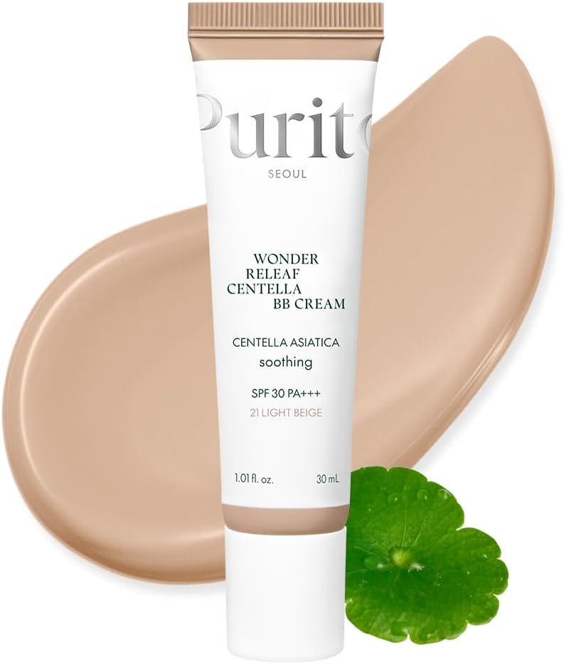 PURITO Wonder Releaf Centella BB Cream 30ml ( PURITO Cica Clearing BB Cream 30ml)