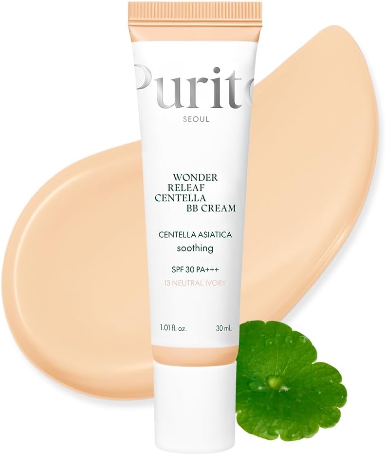 PURITO Wonder Releaf Centella BB Cream 30ml ( PURITO Cica Clearing BB Cream 30ml)