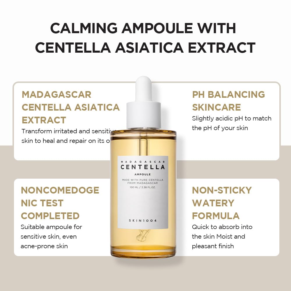 Skin 1004 Madagascar Centella Asiatica Ampoule Facial Serum 100ml