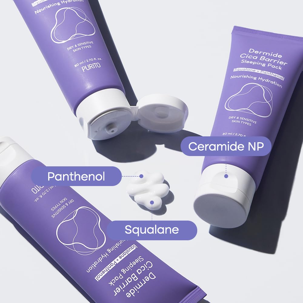 PURITO Dermide Cica Barrier Sleeping Pack 80ml