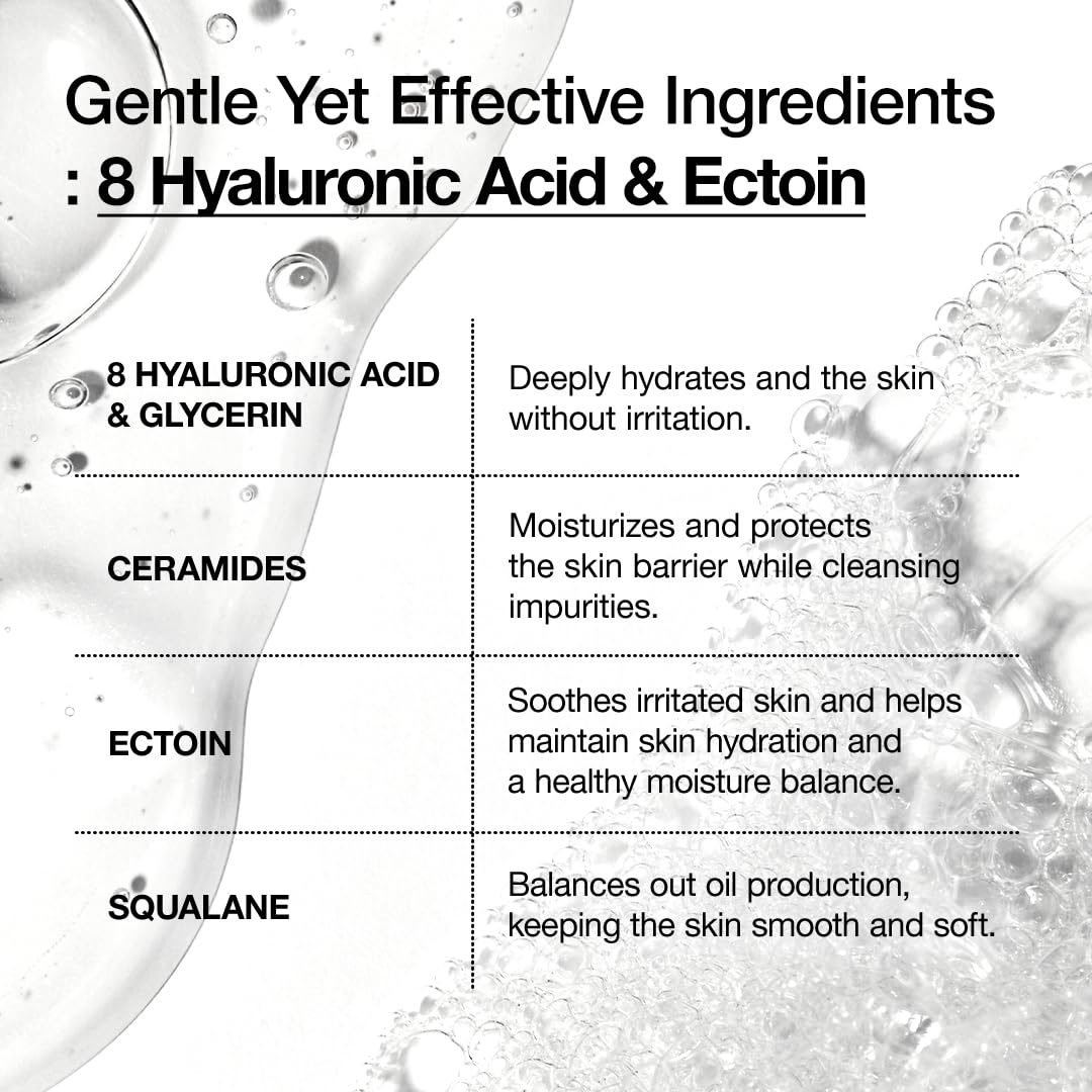 ANUA 8 HYALURONIC ACID MOISTURIZING GENTLE GEL CLEANSER 150ml