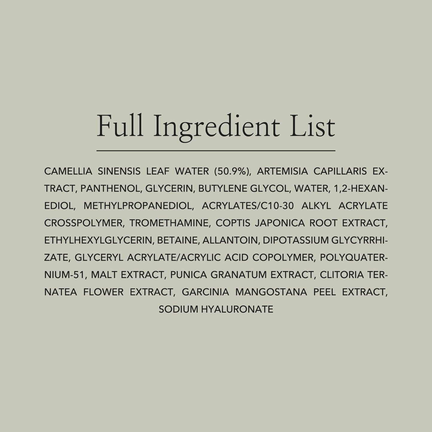 Beauty of Joseon Calming Serum Green Tea Panthenol 30ml