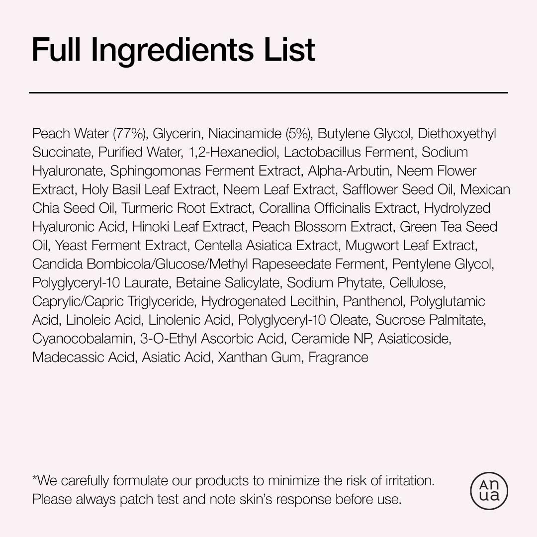 Anua Peach 70 Niacinamide Serum 30ml