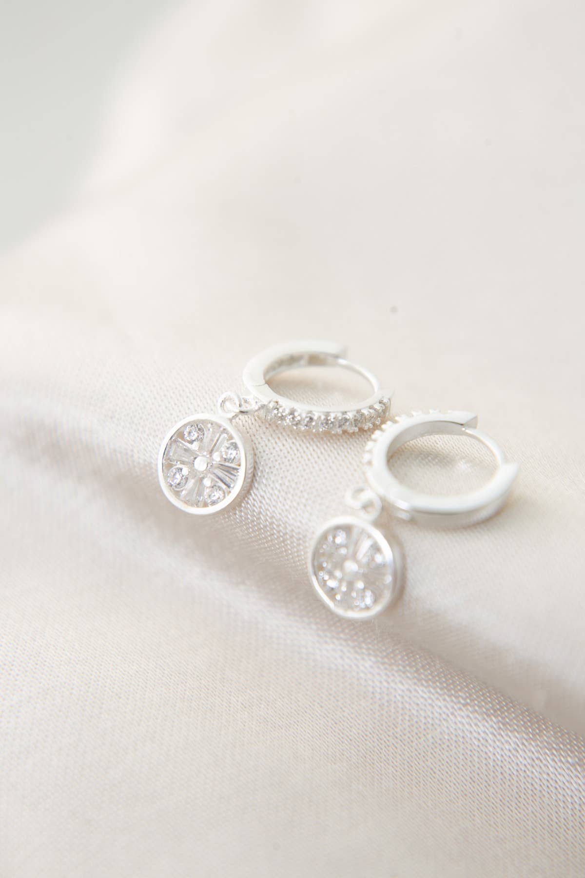 Einzelstück - Mandala Silver Earrings - Silver Earrings- Earrings Gift for Women