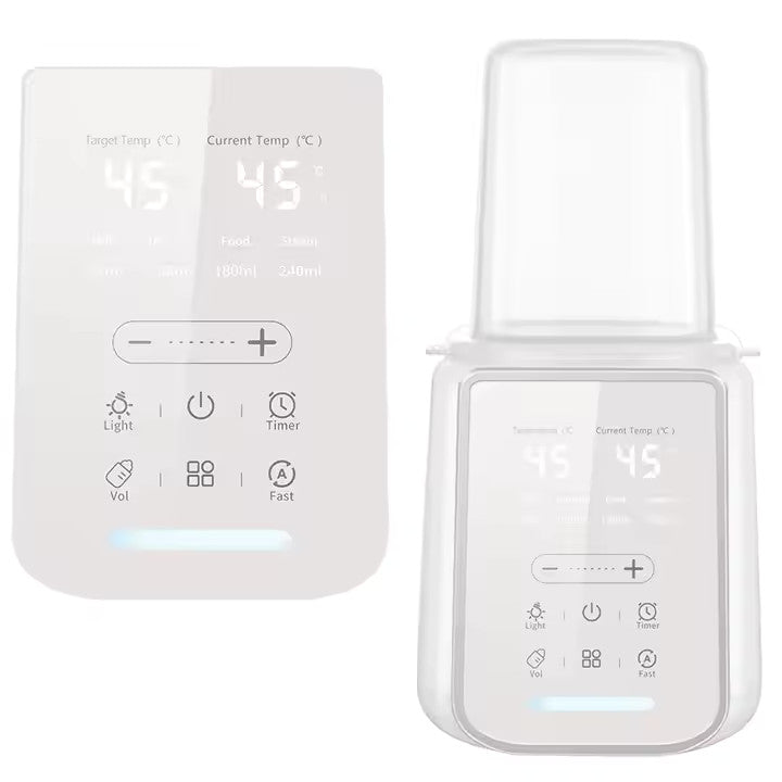 Smart Baby Bottle Warmer All-in-One - Fast 5-Min Heating, 24H Keep Warm & Sterilizer | Auto Thaw, BPA-Free, Portable
