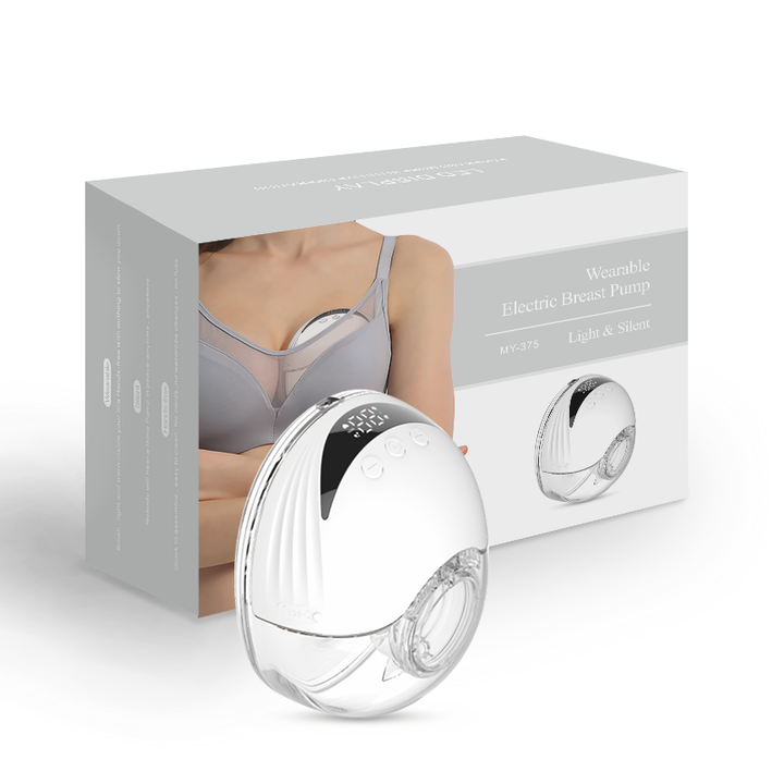 Nosiva električna pumpa za grudi za dojilje Pumpa za dojenje BPA-Free Hands-Free 4 načina i 12 razina Pumpa za grudi s hands-free LED zaslonom s prijenosnom električnom pumpom za dojenje, za mlijeko za bebe 210 ml 19 mm 21 mm 24 mm 1 komad