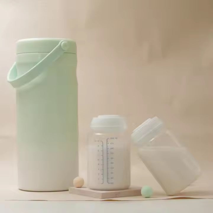 Refrigerador portátil para leite materno, refrigerador de leite, refrigerador de água – Refrigeração 24 horas, refrigerador de 650 ml sem BPA para viagens e trabalho, sem necessidade de bolsas de gelo