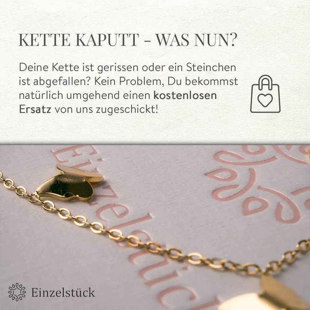 Close-up of a delicate gold chain bracelet with heart-shaped charms on a soft background, promoting Einzelstück - 14K Gold Plated Italian Rose Gold Bracelet - Rose Gold Bracelet- Gold Bracelet Gift for Women.