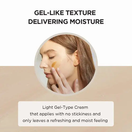 A light translucent gel-type cream applied to the cheek for refreshing moisture with skin 1004 madagascar centella soothing cream 75ml