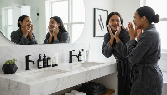 double cleansing skincare routine