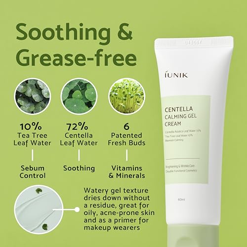 iUNIK Centella Calming Gel Cream 60ml + iUNIK Centella Calming Daily Sunscreen 60ml