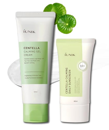 iUNIK Centella Calming Gel Cream 60ml + iUNIK Centella Calming Daily Sunscreen 60ml