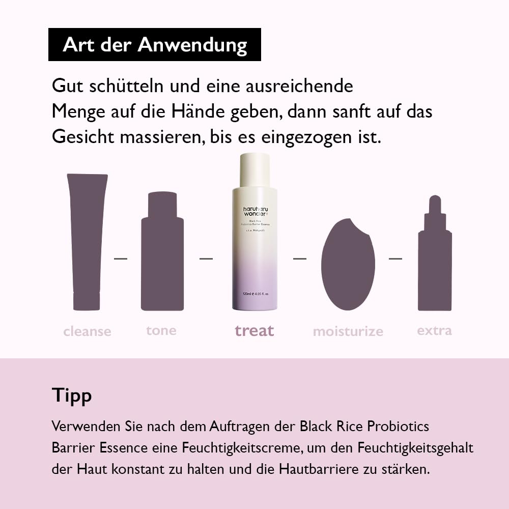 haruharu wonder Black Rice Probiotics Barrier Essence 120ml