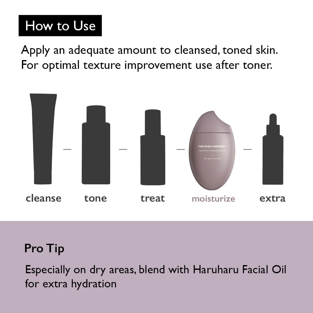 haruharu wonder Black Rice 10 Hyaluronic Cream  50ml