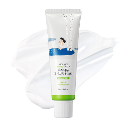 ROUND LAB Birch Juice Moisturizing Mild Up Sunscreen 50ml