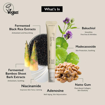 haruharu wonder Black Rice Bakuchiol Eye Cream  20ml, 2pcs