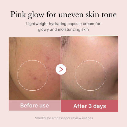 medicube Deep Vitamin C  Capsule Cream 55g + PDRN Pink Collagen Capsule Cream 55g