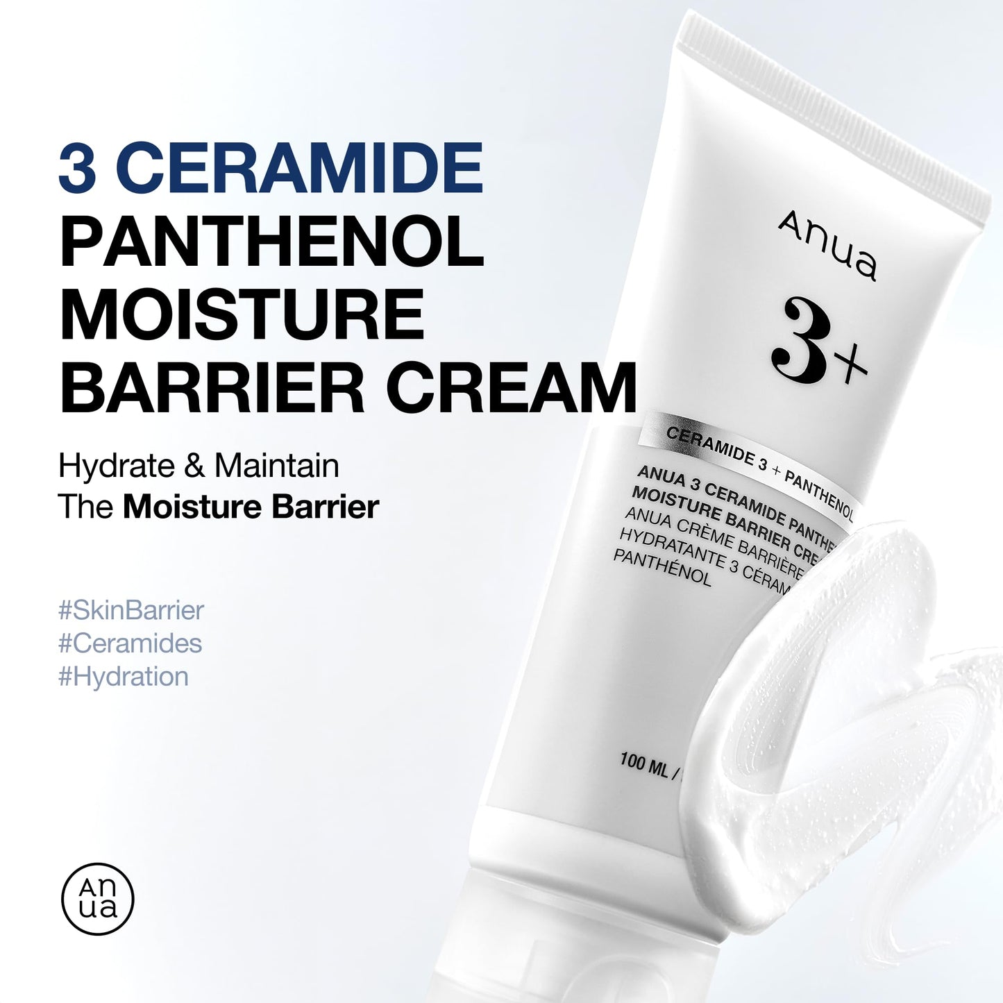 Anua 3 CERAMIDE PANTHENOL MOISTURE BARRIER CREAM 100ml
