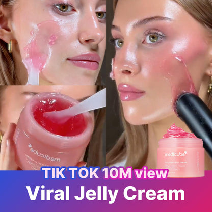 medicube Collagen Jelly Cream 110ml +  PDRN pink collagen jelly gel mask 4pcs
