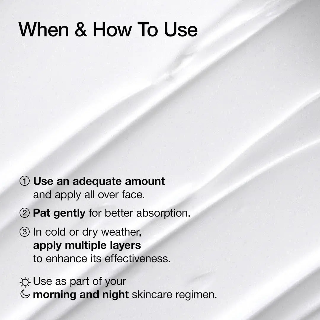 Instructions for using ANUA Heartleaf 70 Intense Calming Cream with Ceramide 50ml, including applying an adequate amount, patting gently, layering in cold or dry weather, and using it in morning and night skincare routines.