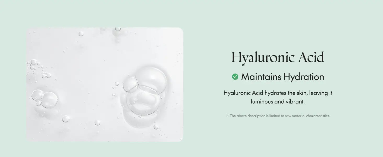 Close-up image of transparent hyaluronic acid gel droplets on a light background, highlighting hydration benefits in PURITO Wonder Releaf Centella Daily Sun Lotion.