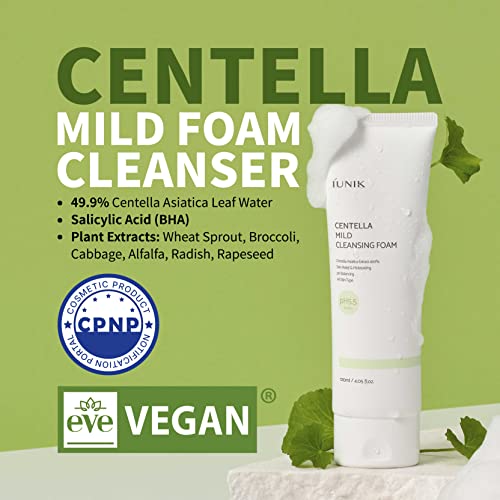 iUNIK Centella Mild Cleansing Foam, 120ml