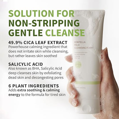 iUNIK Centella Mild Cleansing Foam, 120ml