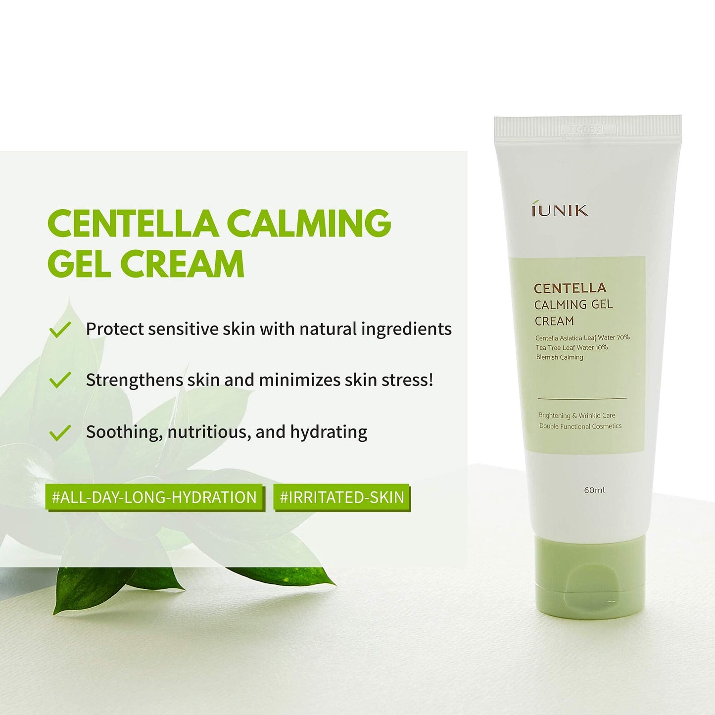 iUNIK Tea tree Relief Serum 50ml + iUNIK Centella Calming Gel Cream 60ml + iUNIK Black Snail Restore Serum 50ml